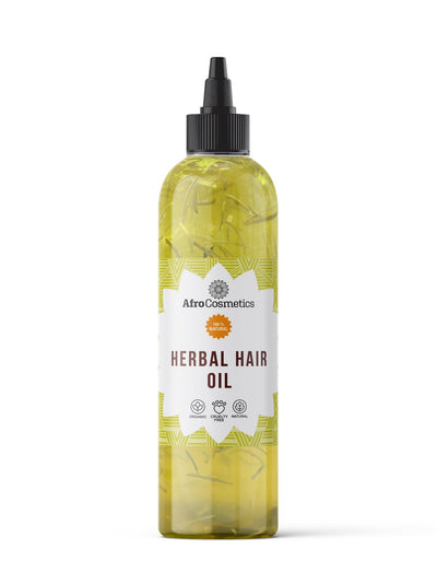 Herbal Hair Growth Oil with Chebe & Black Castor Oil