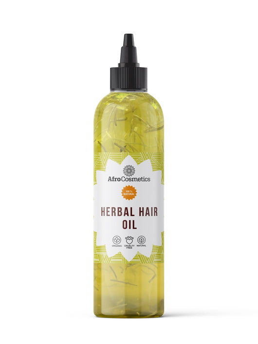 Herbal Hair Growth Oil with Chebe & Black Castor Oil